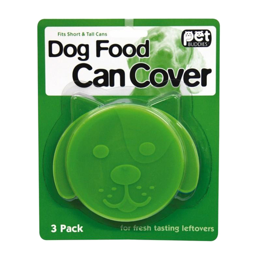 Pet Buddies Dog Food Durable Plastic Can Cover 3 Pack