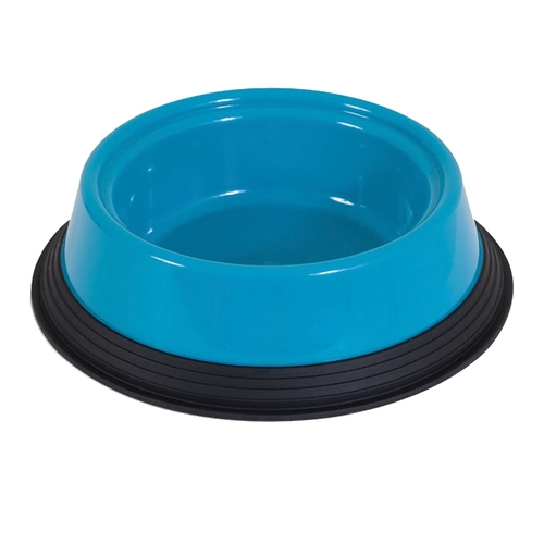 JW Pet Skid Stop Basic Heavy Duty Plastic Rubber Base Pet Dog Bowl Large