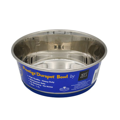Zeez Durapet Premium Stainless Steel Pet Bowl 1.1L