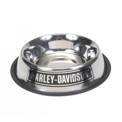 Harley Davidson Stainless Steel Non-Skid Dog Bowl Small