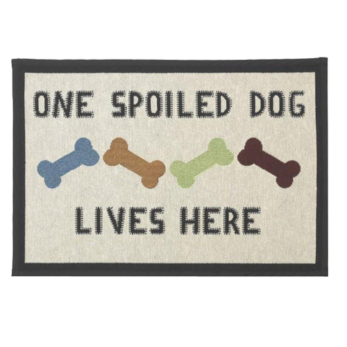 Petrageous One Spoiled Dog Pet Tapestry Placemat 33 x 48cm
