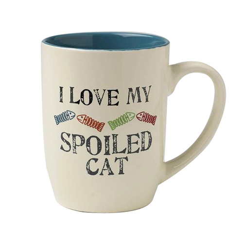 Petrageous One Spoiled Cat Hand-Crafted Coffee Mug 700ml 