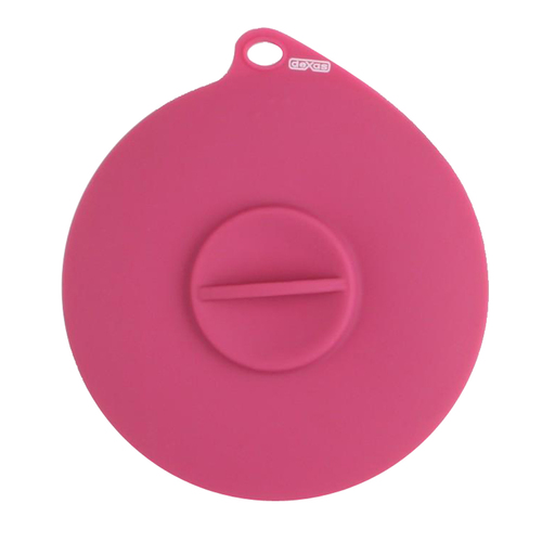 Dexas Popware Flexible Suction Lid for Pets Pink 4 Inch