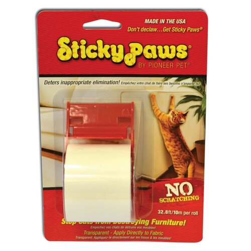 Sticky Paws No Scratching for Furniture Roll 5cm x 10m