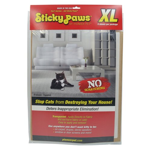 Sticky Paws No Scratching for Furniture XL 5 Sheets