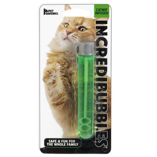 Petqwerks Incredibubbles Safe & Fun Cat Toy Catnip Flavour 25ml