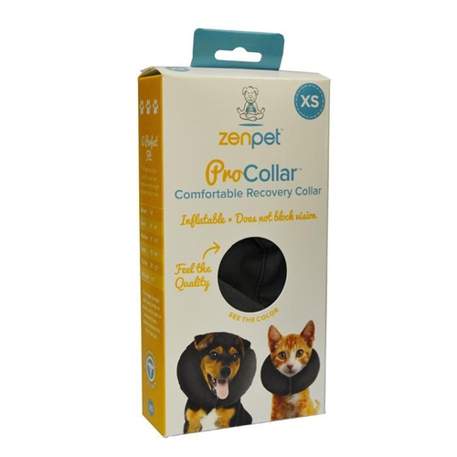 Zenpet Pro Collar Inflatable Recovery Collar for Dogs & Cats XS