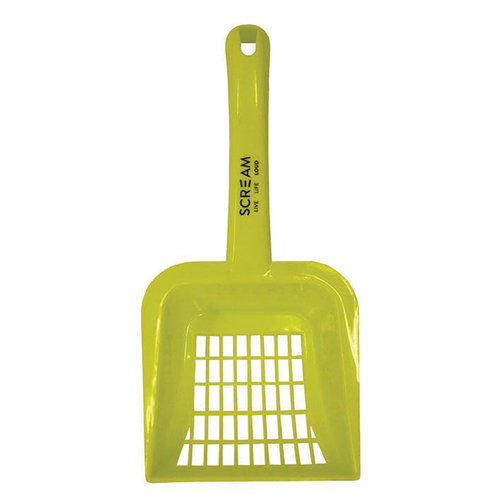 Scream Litter Scoop for Litter Tray Loud Green 28 x 13cm