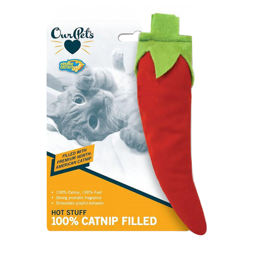 Our Pets Cosmic Catnip Filled Cat Toy Chili Pepper 16.5cm
