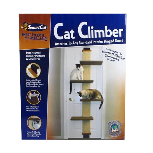 SmartCat Cat Climber & Scratcher w/ Platforms 23 x 60 x 203cm