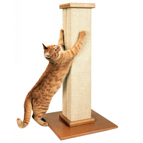 SmartCat Ultimate Cat Scratching Post Brown 32 Inch