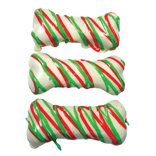 Huds & Toke White Xmas Doggy Bone Dog Treat Bulk 40 Pack