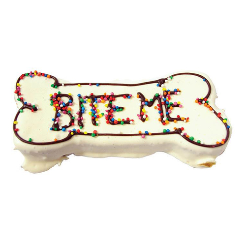 Huds & Toke Bite Me Large Bone Cookie Dog Tasty Treat