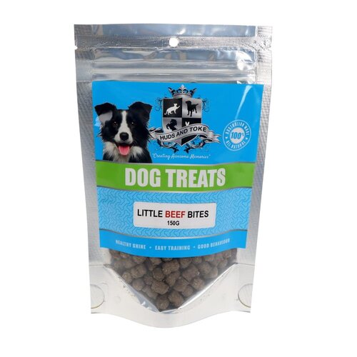 Huds & Toke Little Beef Bites Low Fat Pet Dog Training Treats 150g