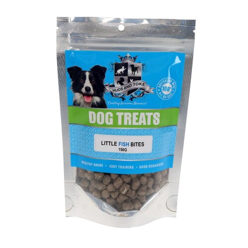 Huds & Toke Little Fish Bites Low Fat Dog Training Treats 150g