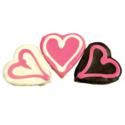 Huds & Toke Big Doggy Love Heart Cookies Dog Treat 3 Pack