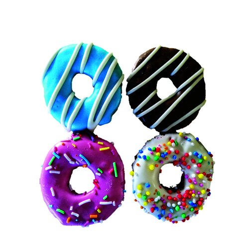 Huds & Toke Little Doggy Donuts Dog Treats Bulk Box 40 Pack 5cm