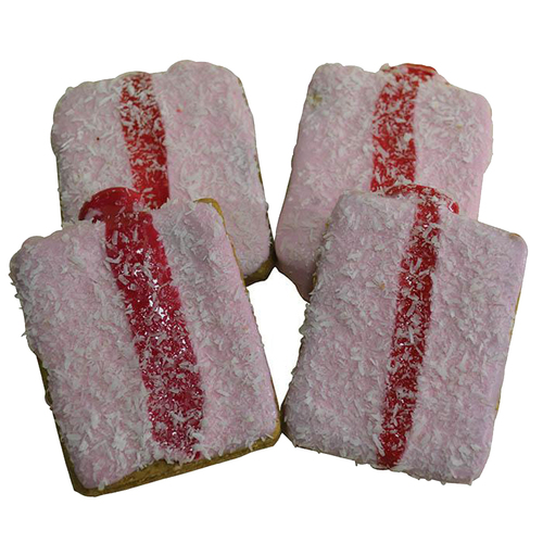 Huds & Toke Strawberry & Coconut Stripes Dog Treat 4 Pack