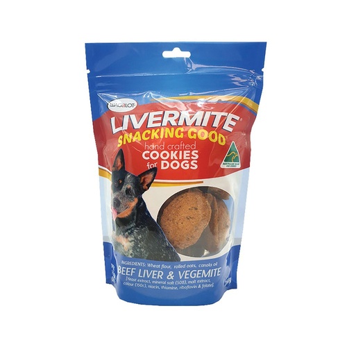 Wagalot Livermite Australian Made Cookie Dog Treats 260g