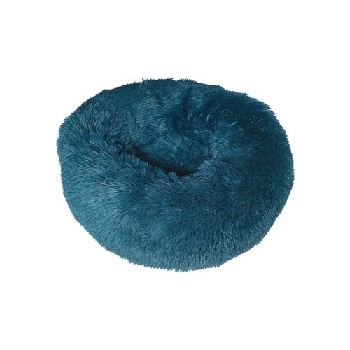 Prestige Pet Snuggle Pals Calming Cuddler Plush Pet Bed Peacock 60cm