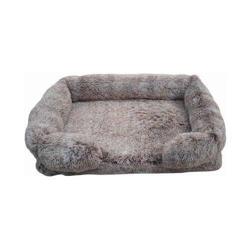 Prestige Pet Snuggle Pals Calming Foam Base Lounger Dog Bed Ombre Brown Large