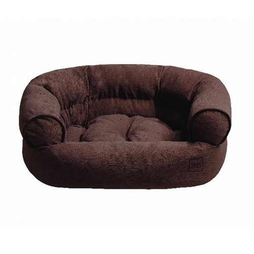 Zeez Pet Sofa Non-Slip Base Dog Bed Brown 77 x 63 x 30cm