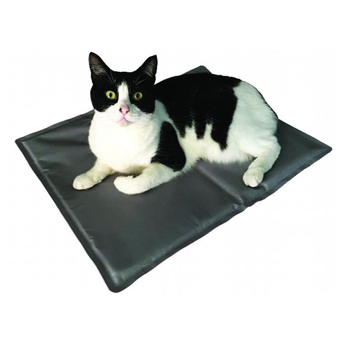 Zeez Cool Pad Pet Cooling Mat for Dogs Cats & Small Animals Silver Medium
