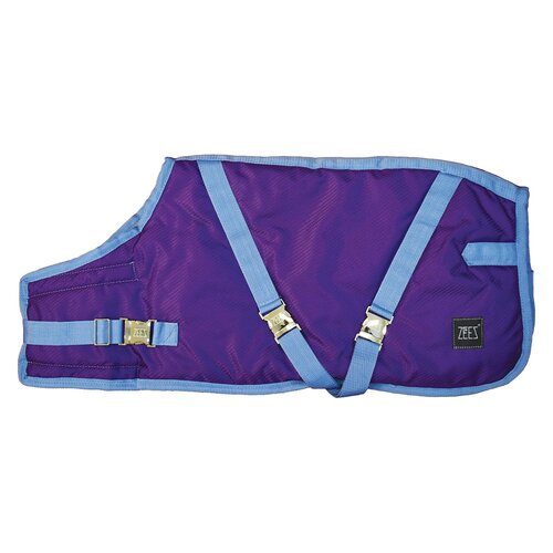 Zeez Supreme Dog Coat Grape Purple/ Blue Size 10 25cm