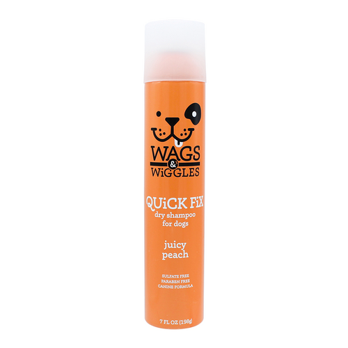 Wags & Wiggles Quick Fix Dry Shampoo for Dogs Juicy Peach 198g