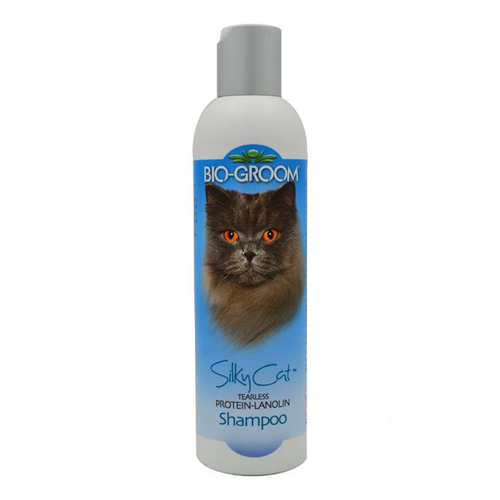 Bio-Groom Silky Cat Tearless Protein-Lanolin Shampoo 236ml