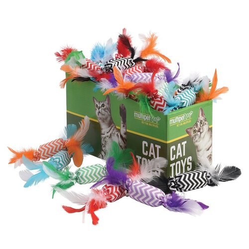 Multipet Candy Crackle PDQ Cat Toy Assorted 30 Pack
