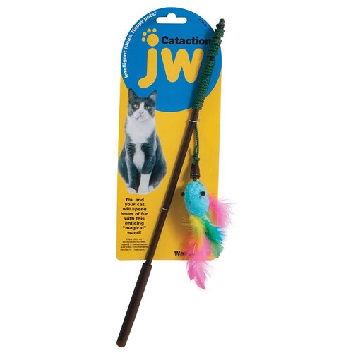JW Pet Wanderfuls Flexible Wand Interactive Cat Toy 38cm