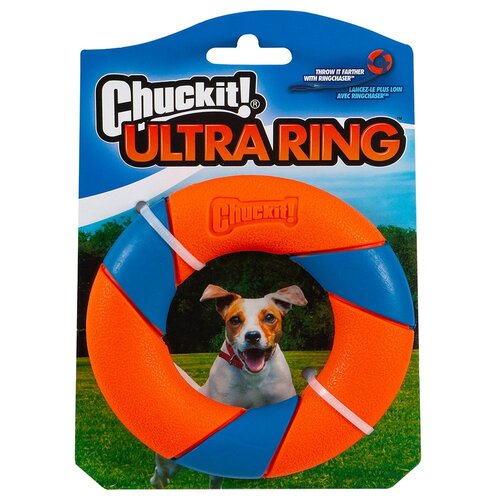 Chuckit Ultra Ring Chase & Fetch Dog Toy 12 x 2.5cm