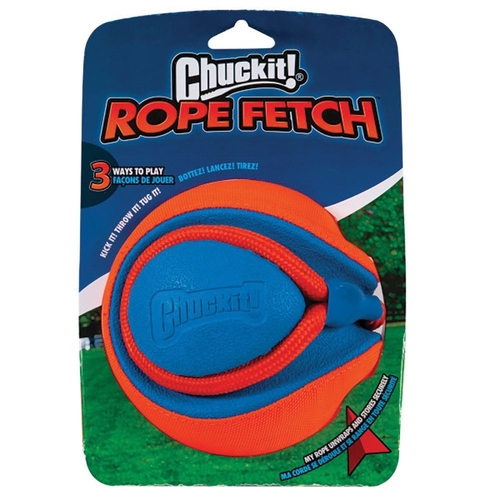 Chuckit Rope Fetch Interactive Play Easy Grip Durable Pet Dog Toy
