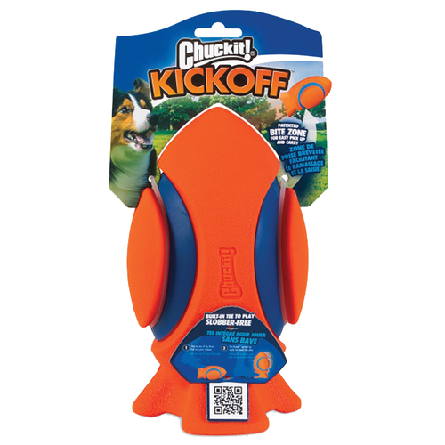Chuckit KickOff Interactive Lightweight Durable Rubber Pet Dog Toy