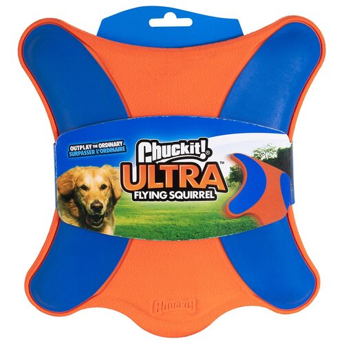 Chuckit Ultra Flying Squirrel Interactive Play Dog Toy Large 28cm