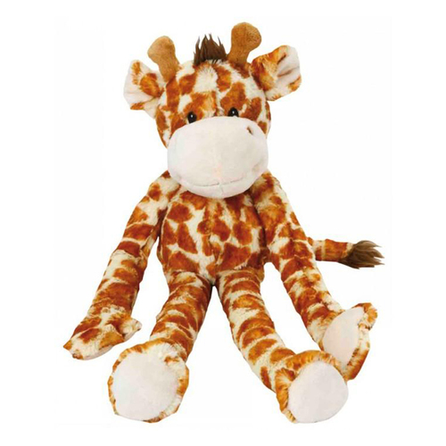 Multipet Swinging Safari Giraffe Plush Dog Squeaker Toy 56cm