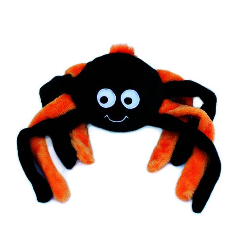 Zippy Paws Grunterz Spider Orange Interactive Dog Toy 84 x 20.4 x 9cm
