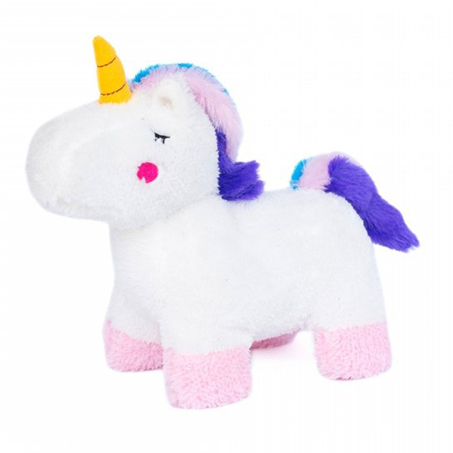 Zippy Paws Charlotte The Unicorn Plush Dog Squeaker Toy 25.5 x 23cm
