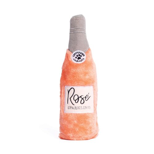 Zippy Paws Happy Hour Crusherz Rose Plush Dog Squeaker Toy