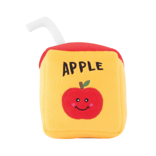 Zippy Paws Nomnomz JuiceBox Interactive Plush Pet Dog Squeaker Toy