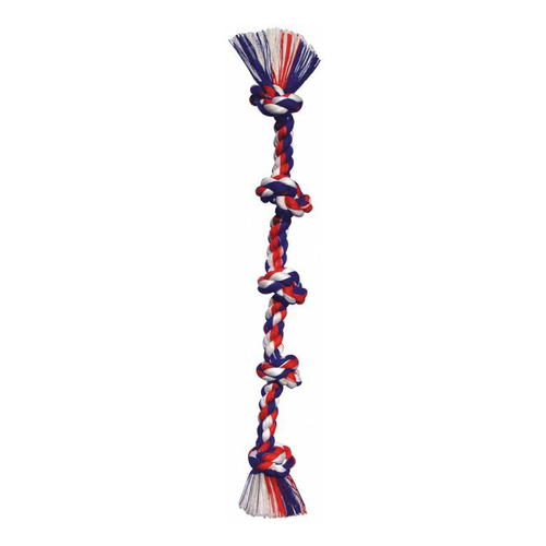 Flossy Chews Five Knot Tug Dog Chew Toy Assorted XL 91cm