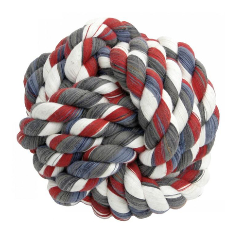 Flossy Chews Monkey Fist Ball Dog Chew Toy Assorted Small 9cm