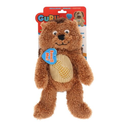 Guru Soft Scents Hedgehog Plush Dog Squeaker Toy Medium 13 x 18 x 28cm