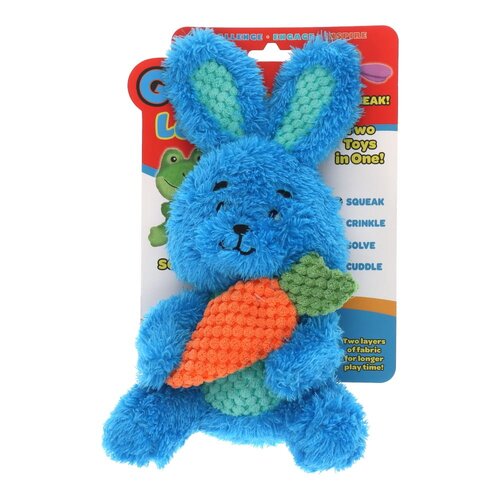 Guru Loveys Rabbit Plush Pet Dog Squeaker Toy Medium 9 x 17 x 26cm