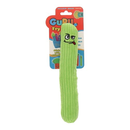Guru Fry Guys Brucey Interactive Dog Squeaker Toy Medium 4 x 4.5 x 26cm