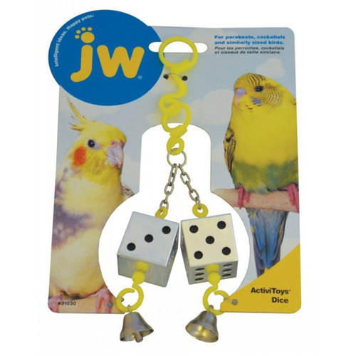 JW Pet Insight Activitoys Dice Bird Toy for Small Birds