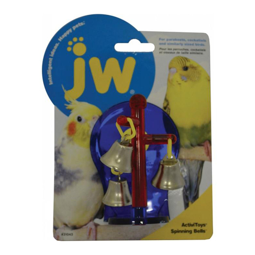 JW Pet Insight Activitoys Spinning Bells Bird Toy for Small Birds