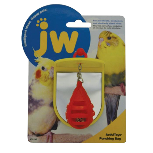 JW Pet Insight Activitoys Punching Bag Bird Toy for Small Birds
