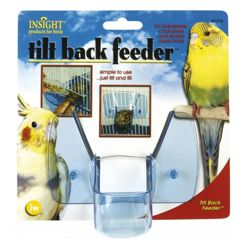 JW Pet Insight Tilt Back Feeder for Small Birds 12 x 9cm